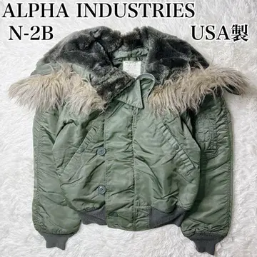 ALPHA 알파 N-2B 플라이트 자켓 카키 S