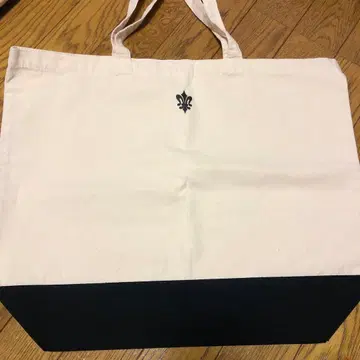 백합학원 자수 토트백