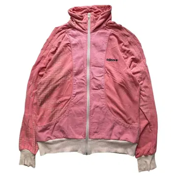00s adidas 뱀부 x 린넨 코튼 트랙 자켓 핑크