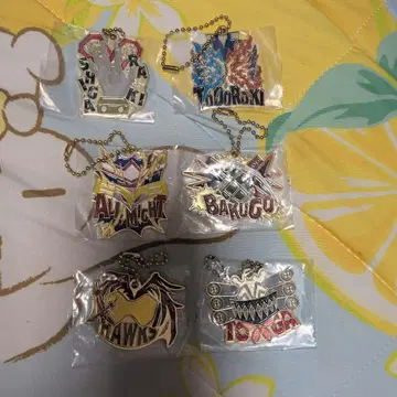 나의 히어로 아카데미아 메탈 키링 6종