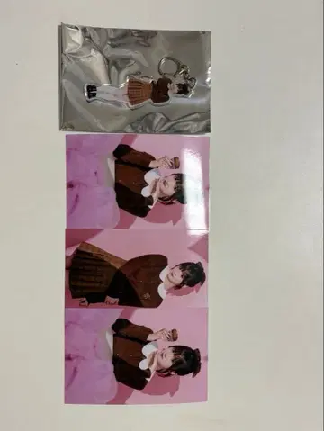 Pixel Ribbon 사슴노 나나미 발렌타인 브로마이드, 아크릴 키링