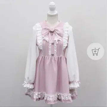 DearMyLove 장미 레이스 진주 리본 하트 비쥬 원피스