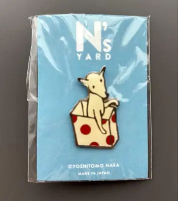 나라 요시토모 핀 배지 개 도트 금속제 N's YARD