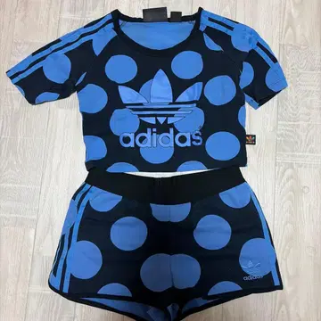 adidas 도트 무늬 셋업 M