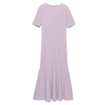 eimy istoire 컷 자카드 머메이드 원피스 핑크 퍼플