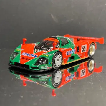 새상품 POPRACE 1/64 마쓰다 787B 1991년 55호차 2