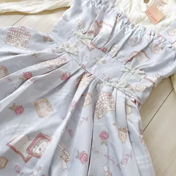 LIZ LISA 원피스 점프스커트 앤티크 패턴