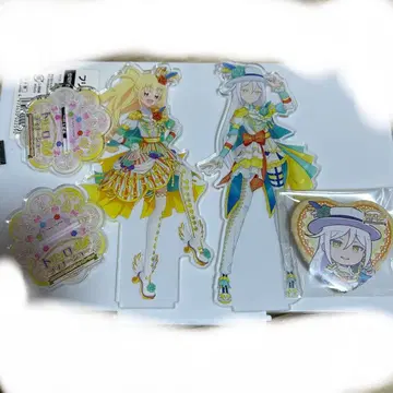 프리채널 솔루루 앨리스 아크릴 스탠드 캔뱃지 아모카페