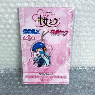 하츠네 미쿠 시리즈 아크릴 키체인 마스코트 벚꽃 미쿠 KAITO