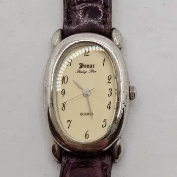 [ 가동품 ] Donar 손목시계 실버925 각인 있음 여성용 쿼츠
