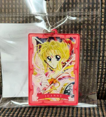 리본 70주년 기념 CAFE 카페 양면 아크릴 키링 카미카제 괴도 잔느