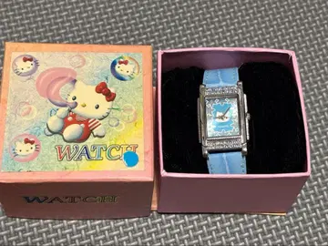 Hello kitty 아날로그 손목시계 스카이블루 미사용 배송비 포함