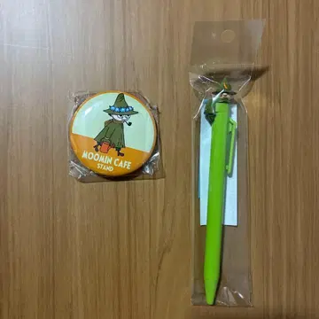 [ 한정품 ] 스나프킨 캔뱃지 & 볼펜 굿즈 2점
