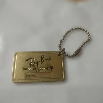 레이밴 RayBan 키링 보슈롬사 개런티 플레이트 당시 물품