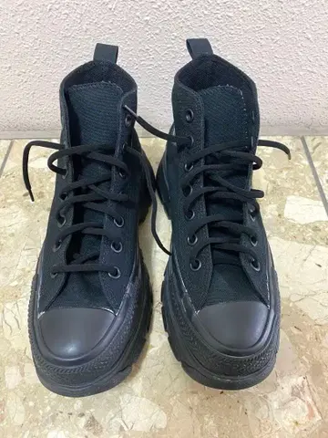 컨버스 TREKWAVE 통굽 트렉 웨이브 블랙 24.5