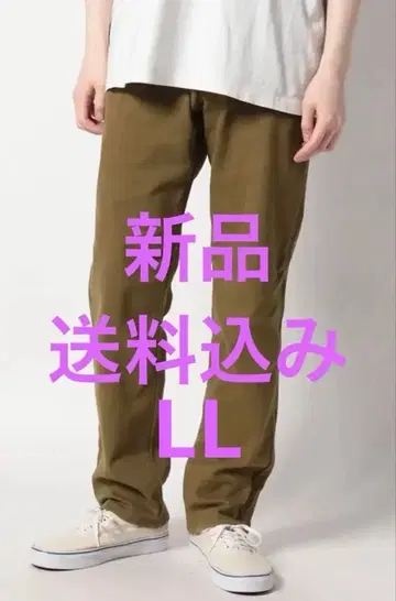 EDWIN WARM FLEX 레귤러 스트레이트 치노 팬츠 카키 브라운