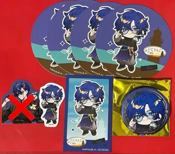 니지산지 스이파라 에니그마 캔뱃지 스티커 특전 코스터 레오스