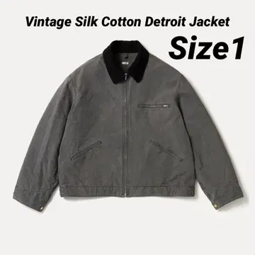 아프레쎄 Vintage Silk Cotton Detroit Jacket