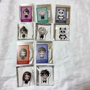 주술회전0 쪼르르! 카드 아크릴 마키 이누마키 팬더 리카 오토코츠