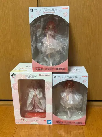 5등분의 신부 나카노 이츠키 미사용 미개봉 새상품 피규어 묶음 판매