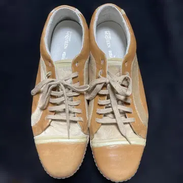 귀한 MQUEEN Puma 스니커즈 US 10 베이지/브라운 송치