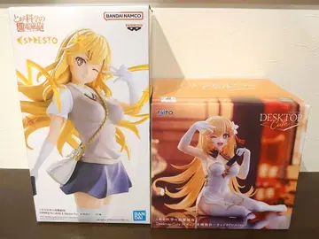 [미개봉] 어떤 과학의 초전자포 쇼쿠호 미사키 피규어 세트