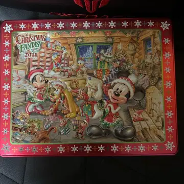 도쿄 디즈니랜드 크리스마스 한정판 아소티드 쿠키 2011년 빈 틴 케이스