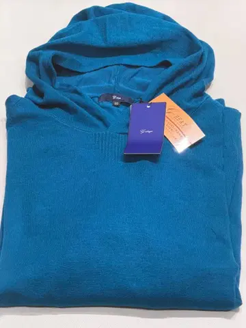 G스테이지 남성용 니트 후드티 G-HEAT 캐시미어 터치 풀오버