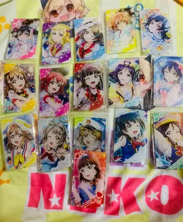 러브 라이브 아틀레 아키하바라 카드 아크릴 스탠드 니코 16점