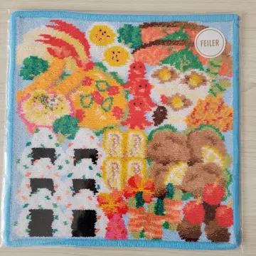 2 새상품 러브리 바이 페이러 손수건 와쿠와쿠 도시락