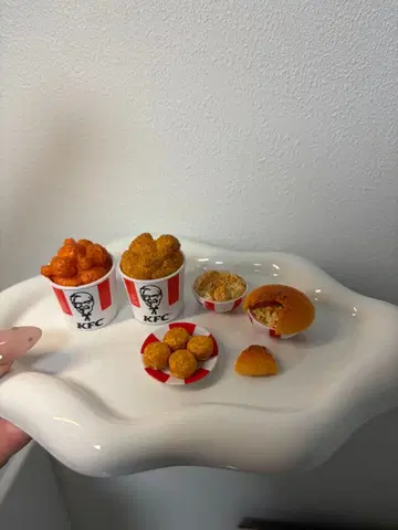 KFC 미니어처 후드 5세트