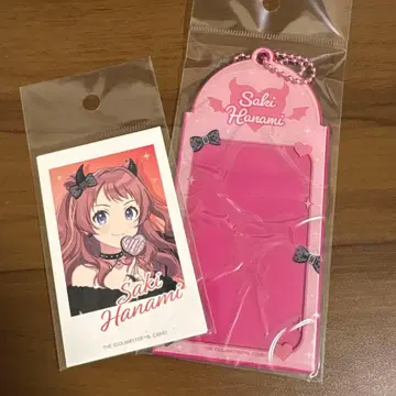 학원 아이돌 마스터 하나미 사키 미니 포토 홀더 미니 포토 카드