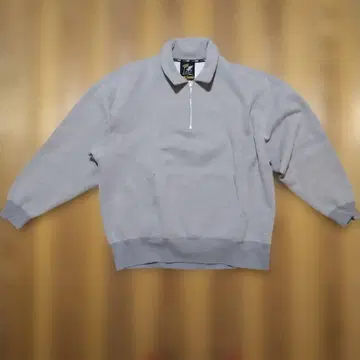 FAT 그레이 하프 집업 스웨트 XL 사이즈