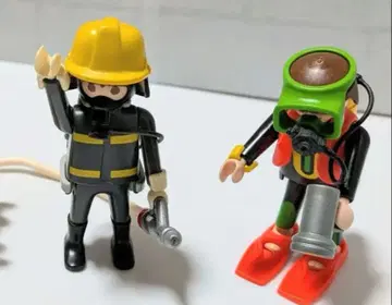 플레이모빌 소방관, 다이버 빈티지 playmobil