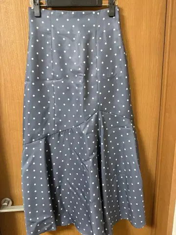 택 포함 새상품 프로포션 드레싱 도트 아지메 머메이드 스커트