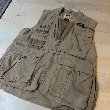 90s Humvee 사파리 베스트 낚시 다기능 중후한 느낌 구제 의류