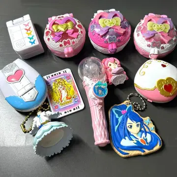 프리큐어 변신 가챠 쿠키 참 간이 침대 코스튬 키링