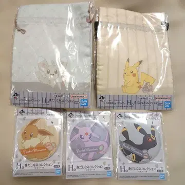 제일복권 포켓몬 Fantasy Closet 치라미 이브이 세트