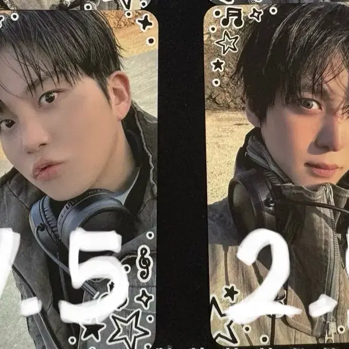 Ateez Yunho unreleased photocard poca on Bunjang Global Site.