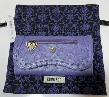 안나수이 ANNA SUI 베로니카 플랩 장지갑 퍼플 새상품