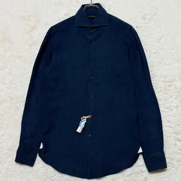 GUY ROVER 빔즈 별주 린넨 100% 셔츠 인디고
