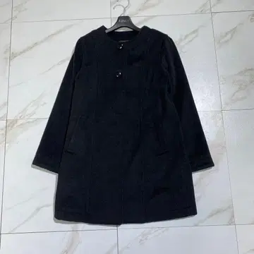 미사용급 Sunny clouds 울 노카라 코트 즉시 완판 아이템