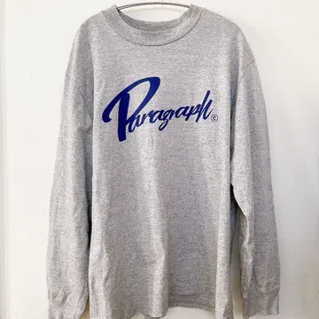 Paragraph 패러그래프 긴팔 티셔츠 그레이