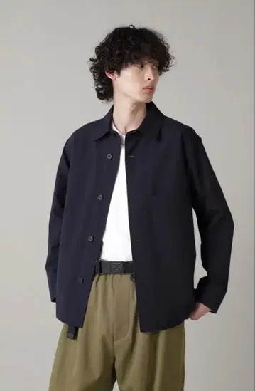 [ 새상품급 ] MARGARET HOWELL 울코튼 셔츠 자켓 S