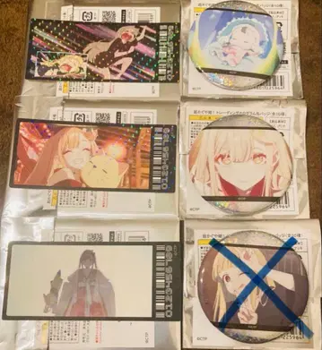 초 카구야 공주 트레이딩 홀로그램 스티커 홀로그램 캔뱃지 카구야