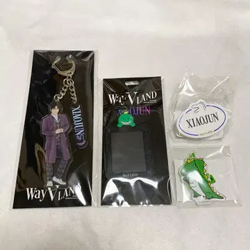 WayVLAND 샤오쥔 아크릴 키링 ID 사진 홀더 랜토이