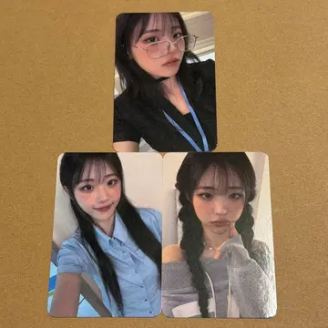 히나 트레이딩 카드 3종 월드 투어 ROCKATION QWER