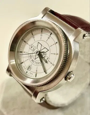 VUARNET 프랑스 발네 남성용 3침 쿼츠 손목시계 작동품