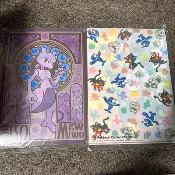 포켓몬 센터 온라인 클리어 파일 세트 뮤츠