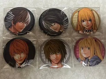 DEATHNOTE 데스노트 팝업 매트 캔뱃지 야가미 라이토 L 미사마